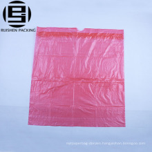 HDPE plastic cheap garbage bags in roll red